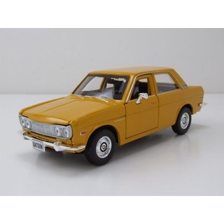 Maisto® Modellauto Datsun 510 1971 gelb Modellauto 1:24 Maisto, Maßstab 1:24