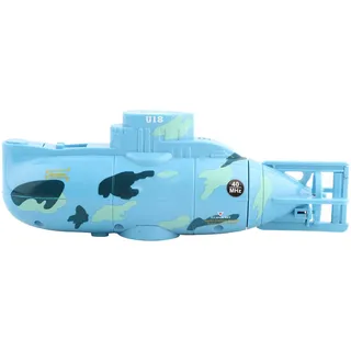 VGEBY U Boot Spielzeug,Mini RC Submarine Ferngesteuert U-Boot Kinder Spielzeug mit Fernbedienung und USB Kabel (Blau)