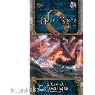 Fantasy Flight Games FFGD2649 - Herr der Ringe: LCG - Sturm auf Cobas Hafen Abenteuer-Pack (Traumjäger-5) DEUTSCH