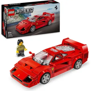 LEGO Speed Champions Ferrari F40 Supersportwagen, Spielset mit baubarem Spielzeugauto und Fahrer-Minifigur, Bauset zum Sammeln für Kinder, Geschen... - Bunt