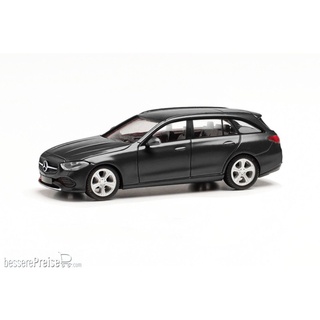 Herpa H0 (1:87) 421010-002 - Mercedes-Benz C-Klasse T-Modell, schwarz