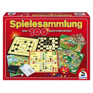 Schmidt-Spiele Brettspiel 49147, Spielesammlung, ab 6 Jahre, 2-6 Spieler