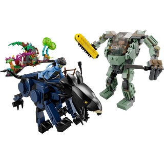 LEGO® Spielbausteine 75571 Avatar Neytiri und Thanator vs Quaritch im MPA, (Set, 560 St., Fantasy) bunt