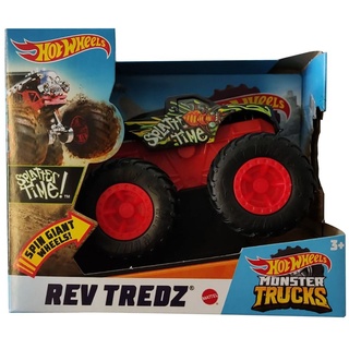 Mattel Hot Wheels FYJ74 Monster Trucks Rev Tredz Splatter Time, Spielzeugauto