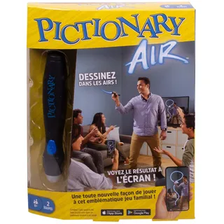 Pictionary Air, Gesellschaftsspiel, zum Zeichnen in der Luft, mit Bildschirm, französische Version, GJG13