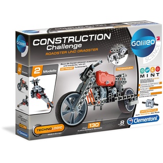 Clementoni 59016 - Construction Challenge: Roadster und Dragster (Neu differenzbesteuert)
