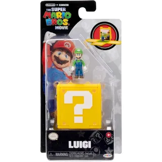 Nintendo Super Mario Movie Mini Luigi Play Figure 1.25 Inch