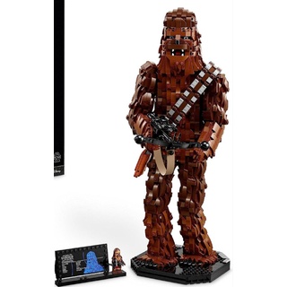LEGO® Konstruktionsspielsteine Star Wars Chewbacca,Wookie-Figur mit Bogenspanner, Minifigur&Infotafel, (Geschenk Weihnachten, Geburtstag, Frauen)
