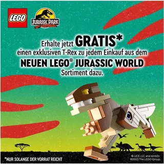 LEGO® Jurassic World 5008022 Jurassic Park Anniversary T-Rex GWP Polybag