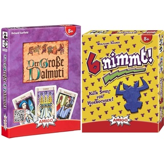 AMIGO Spiele 6920 - Der große Dalmuti & 4910-6 nimmt!, Kartenspiel