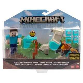 Minecraft - Steve und sein diamantenes Pferd - Actionfiguren