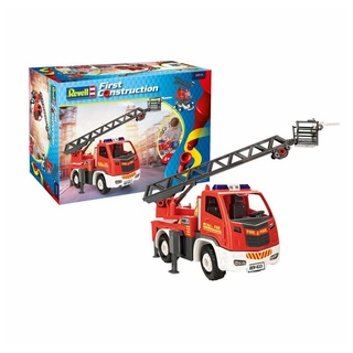 Revell® Modellbausatz First Construction Feuerwehrauto Leiterwagen, Maßstab 1:20 bunt