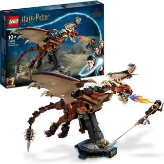 LEGO 76406 Harry Potter Ungarischer Hornschwanz, Drachen Spielzeug, Figur aus der Wizarding World, Fanartikel, Zimmer-Deko - Beige