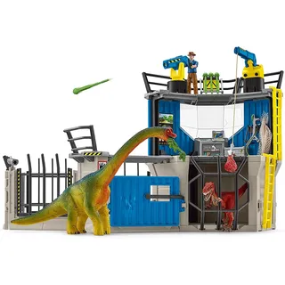 schleich 41462 Große Dino-Forschungsstation, ab 5 Jahren, DINOSAURS - Spielset, 33 Teile