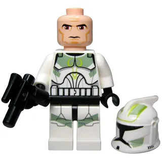LEGO STAR WARS - Minifigur Clone Trooper Clone Wars mit Sand Green Markings aus 7913 mit Blaster