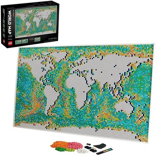 LEGO® Spielbausteine Art 31203 Weltkarte Bausatz Anzahl der Bausteine: 11695 Stk., (11695 St)
