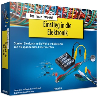 FRANZIS 65196 - Lernpaket Einstieg in die Elektronik - Spielend leicht Elektronik verstehen - empfohlen ab 14 Jahren