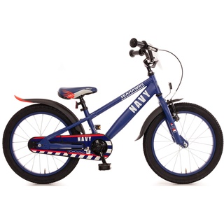 Kinderfahrrad BACHTENKIRCH "NAVY" Fahrräder Gr. 27cm, 18 Zoll (45,72cm), blau (marine) Kinder