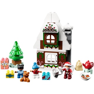 LEGO® Spielbausteine LEGO 10976 Duplo Lebkuchenhaus mit Weihnachtsmann, (Set, 50 St., Weihnachten) bunt