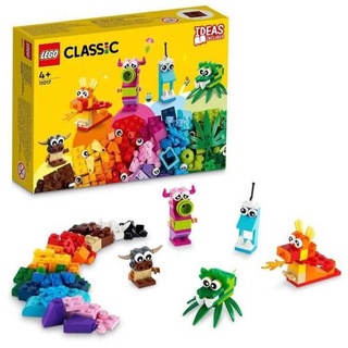 LEGO 11017 Classic Kreative Monster, Baukasten, 5 Mini-Monster-Spielzeuge zum Bauen, ab 4 Jahren