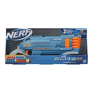 Hasbro Blaster Nerf Elite 2.0 Warden DB-8 blau, orange