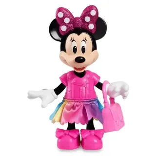 Disney Minnie, Fashion, 25-teilig, Davon 1 Minnie Figur mit Gelenken, 15 cm, Outfits und Zubehör, Spielzeug für Kinder ab 3 Jahren, GIOCHI PREZIOSI, MCN30