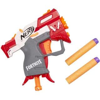 NERF Fortnite TS MicroShots Dart-Spielzeug-Blaster und 2 Elite Darts für Kinder, Teenager, Erwachsene