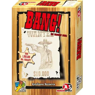 ABACUSSPIELE 69162 - Bang! 4. Edition, Western Kartenspiel, Large, White, Red, Yellow, Black, Beige, Brown, Blue