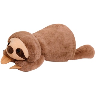 GUUIESMU Weighted Anxiety Stuffed Animal Cuddly Toy for Stress Relief,Weighted Stuffed Animal for Anxiety,Anxiety Kuscheltier Gewicht FüR Erwachsene,Suitable for People with Stress (Sloth,55cm)