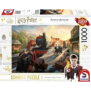 Wizarding World, Harry PotterTM Hogwarts ExpressTM, Puzzle Thomas Kinkade 1.000 Teile 58428 1St.