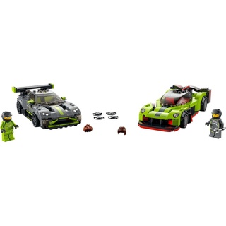 LEGO® Spielbausteine LEGO 76910 Speed Champions Aston Martin Valkyrie AMR Pro& Aston Martin, (Set, 592 St) bunt