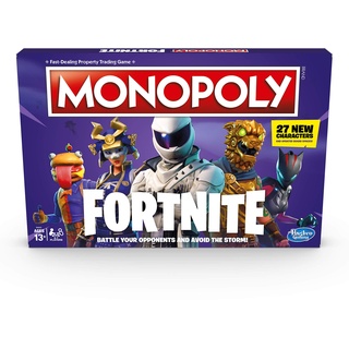 Hasbro Gaming Monopoly: Fortnite Edition Board Game Inspired By Fortnite Video Game Ages 13 and up