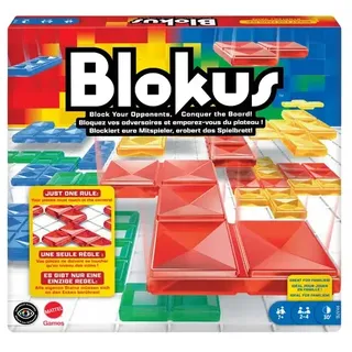 Mattel Games Blokus, Gesellschaftsspiel, Strategiespiel, Kinderspiel