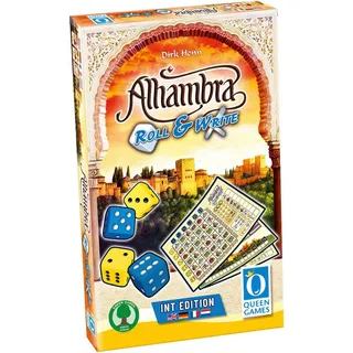 Queen Games Spiel, Familienspiel Alhambra Roll & Write, Made in Europe bunt