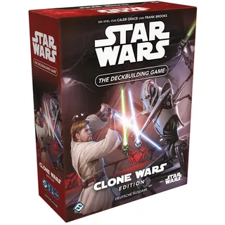 Fantasy Flight Games, Star Wars: The Deckbuilding Game – Clone Wars Edition, Kennerspiel, Kartenspiel, 2 Spieler, Ab 12+ Jahren, 30 Minuten, Deutsch