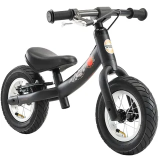 BIKESTAR Kinder Laufrad Lauflernrad Kinderrad für Jungen und Mädchen ab 2-3 Jahre | 10 Zoll Sport Kinderlaufrad | Schwarz (matt) | Risikofrei Testen