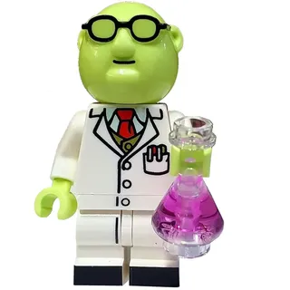 LEGO Minifigure Muppets Series: Dr. Bunsen Honeydew Minifig with Additional Purple Cape (71033)