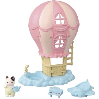 Sylvanian Families 5527 Baby Ballon Spielhaus mit Figur - Puppenhaus Spielset