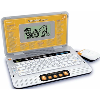 Vtech® Kindercomputer School & Go, Schulstart Laptop E - orange grau|orange
