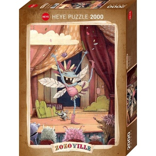 HEYE Puzzle Off Broadway / Zozoville, 2000 Puzzleteile, Made in Germany bunt