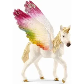 SCHLEICH 70577 Geflügeltes Regenbogeneinhorn Fohlen