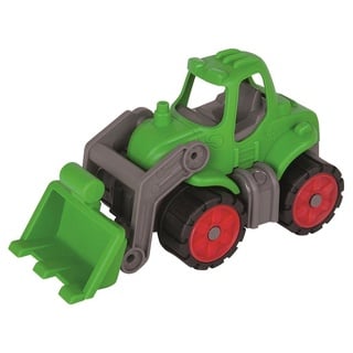 BIG - Power-Worker Mini Traktor - Fahrzeug geeignet als Sandspielzeug und für das Kinderzimmer, Reifen aus Softmaterial, perfekt für unterwegs, für Kinder ab 2 Jahren