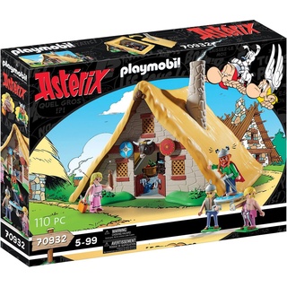 Playmobil® Hütte des Majestix (70932), Asterix Konstruktions-Spielset, (110 St), Made in Germany bunt