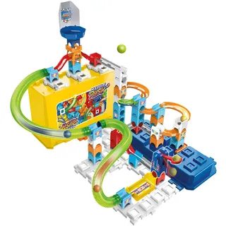 Vtech Marble Rush Kugelbahn Set Build & Store Box M400, mehrfarbig