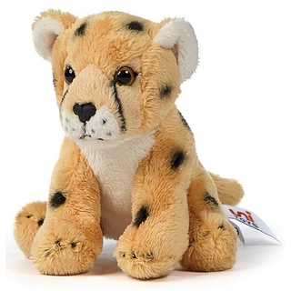 Uni-Toys Kuscheltier Wildtier Plushie - verschiedene Modelle - 15 cm (Länge) - Plüschtier, zu 100 % recyceltes Füllmaterial Gepard