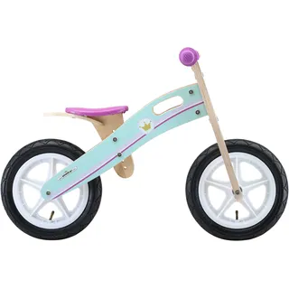 Laufrad BIKESTAR "Holz" Laufräder blau (türkis) Kinder