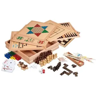 Holz Spielesammlung 100, Premium Edition, für 1+ Spieler, ab 6 Jahren