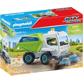 Playmobil® Konstruktions-Spielset Kehrmaschine (71432), City Action, (30 St) bunt