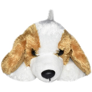 Wild Republic Hug'ems Plüschtier, Kuscheltier, Hund Beagle 18cm