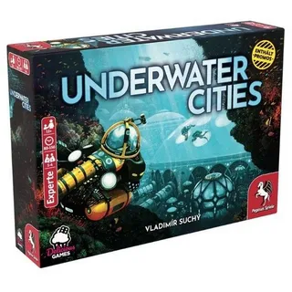 Pegasus Spiele Spiel, Familienspiel 51905G - Underwater Cities, Brettspiel, 1-4 Spieler, ab..., Strategiespiel bunt